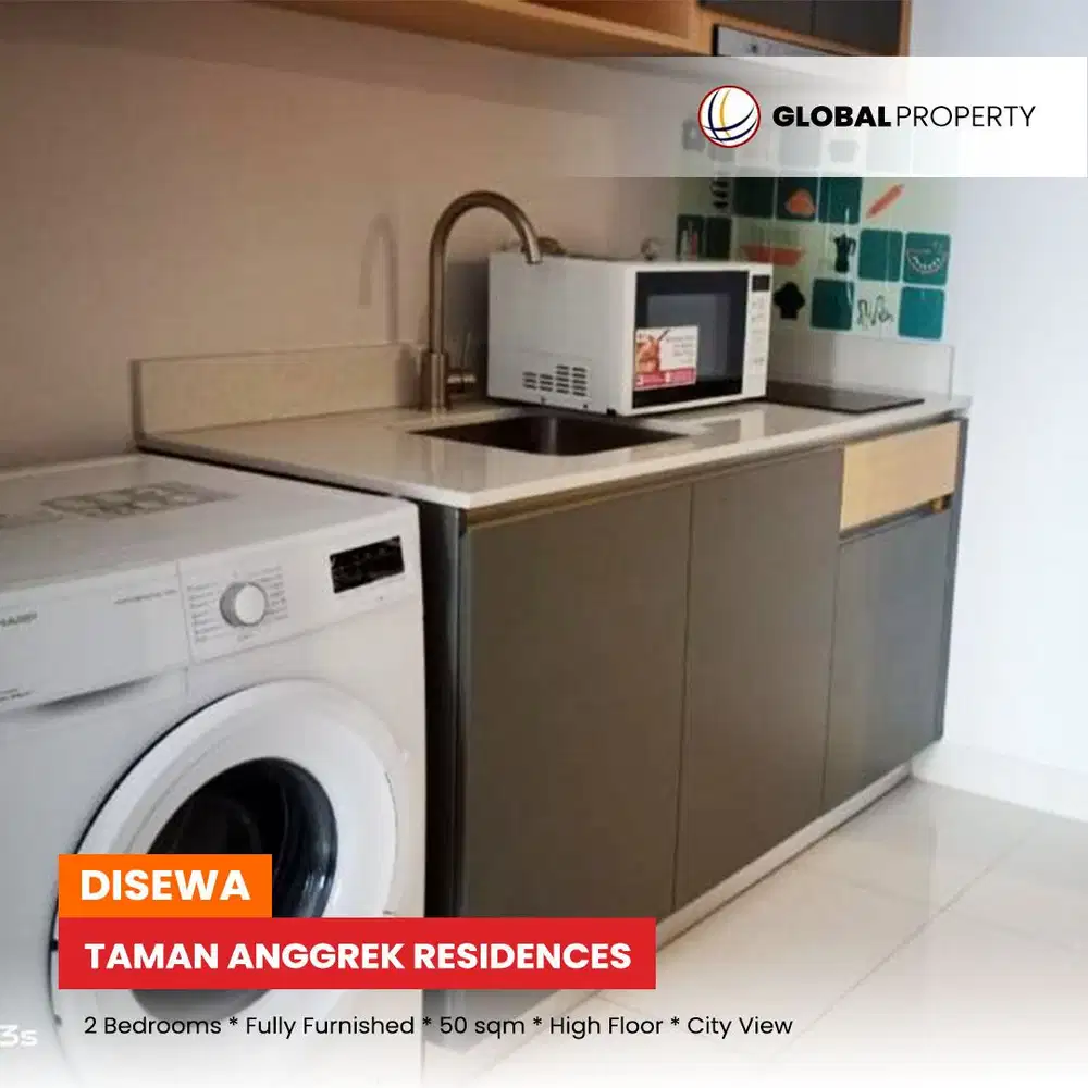 Fully Furnish 2 Bedroom at Taman Anggrek Residences, City View