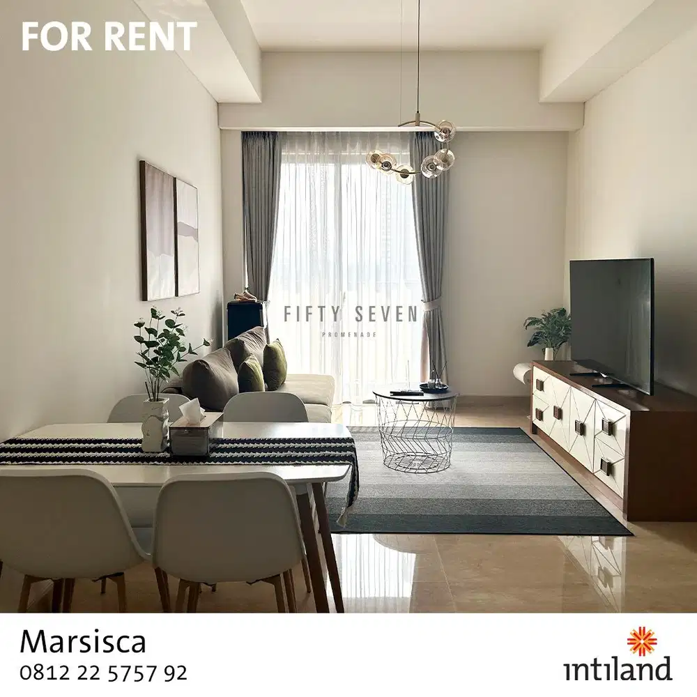 For RENT 57 Promenade Apartment - Fully Furnished - 1 BR - BRAND NEW