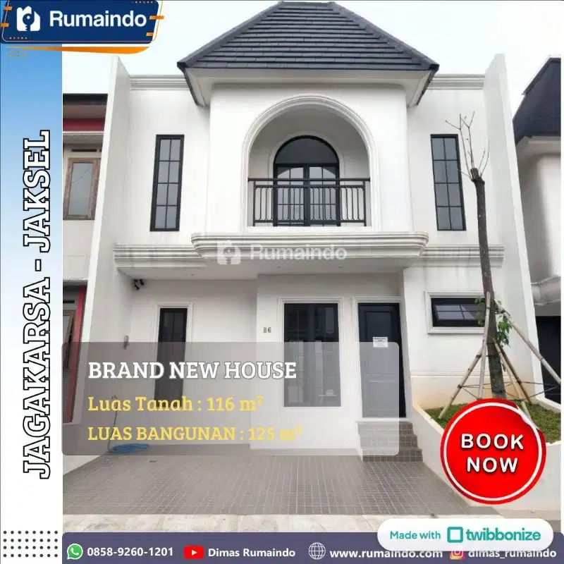 Dijual Rumah Siap Huni di Jln Sadar Raya, Jagakarsa – Jakarta Selatan