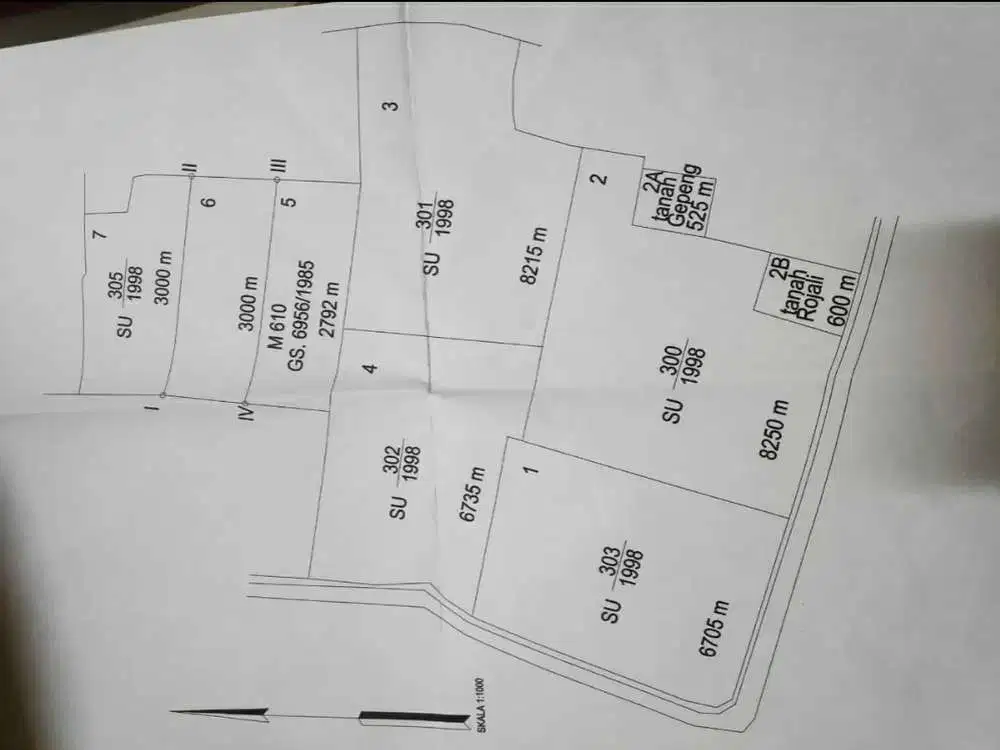 Tanah kosong cocok cluster belakang pasar parung