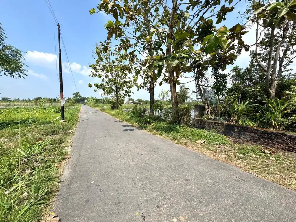 Tanah Pekarangan Tepi Jalan Aspal, 5 Menit Kampus UII