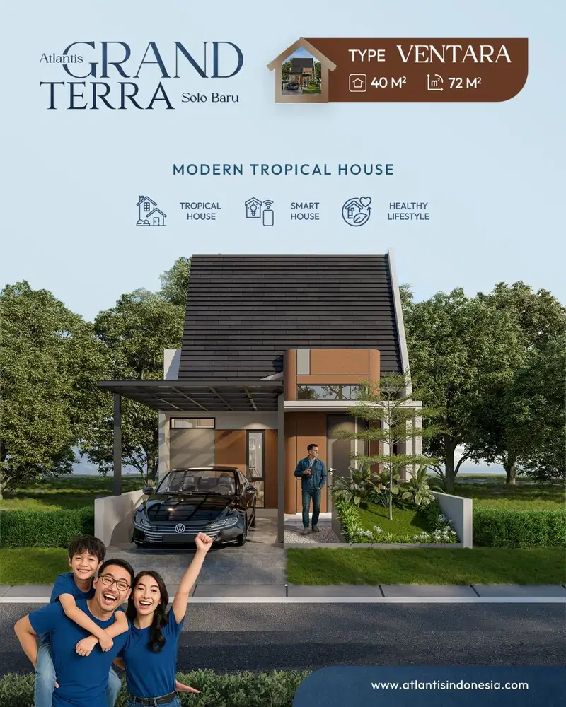 RUMAH 1 LANTAI DEKAT SOLO BARU DAN DR OEN SOKEHARJO