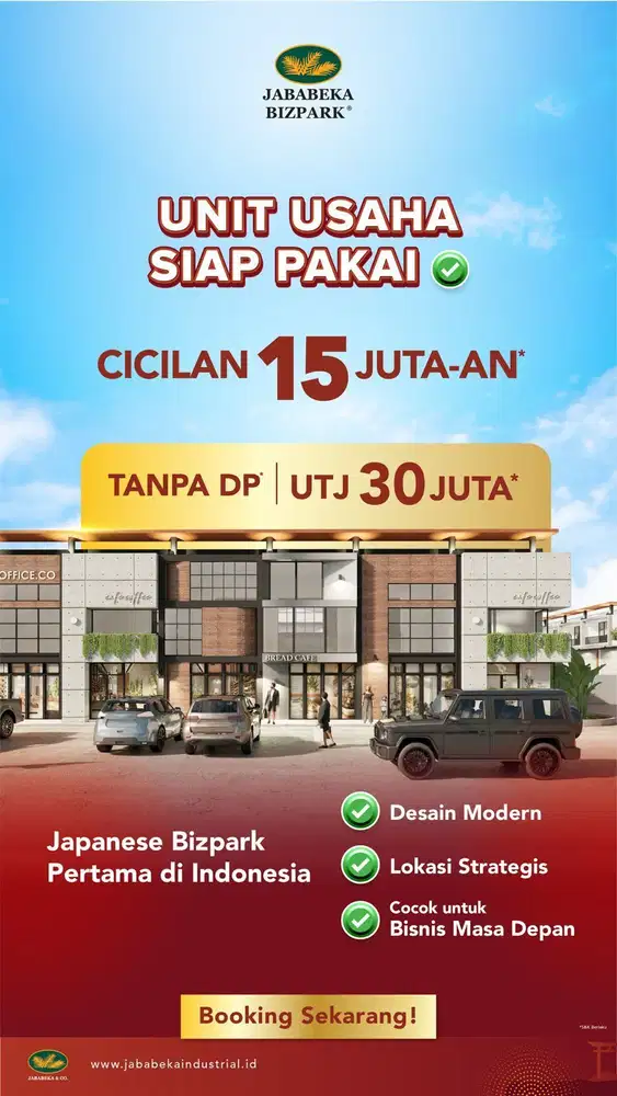 Gudang Ruko Multiguna Bizpark Jababeka Cikarang