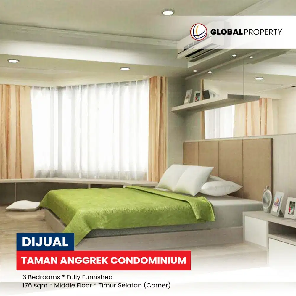 Very Good Condition 3 Beds Fully Furnish Taman Anggrek Condominium