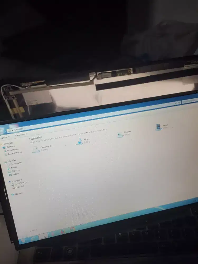 Layar led laptop slim 13.3 inc 40 pin mulus