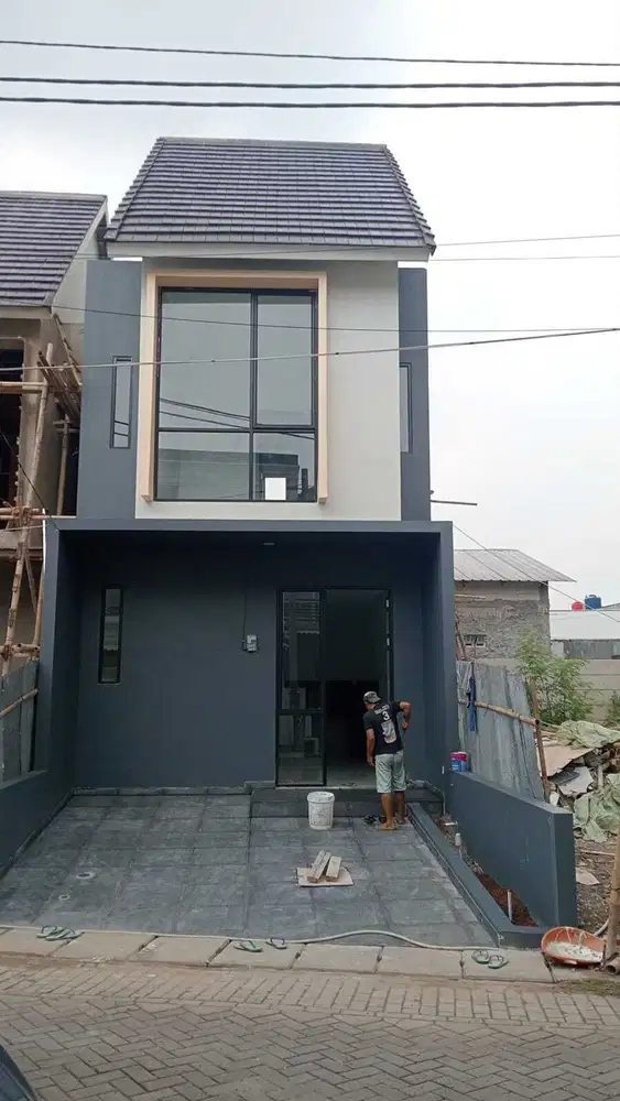 DIJUAL RUMAH BARU MINIMALIS HADAP UTARA HARGA MURAH DI PARK RESIDENCE