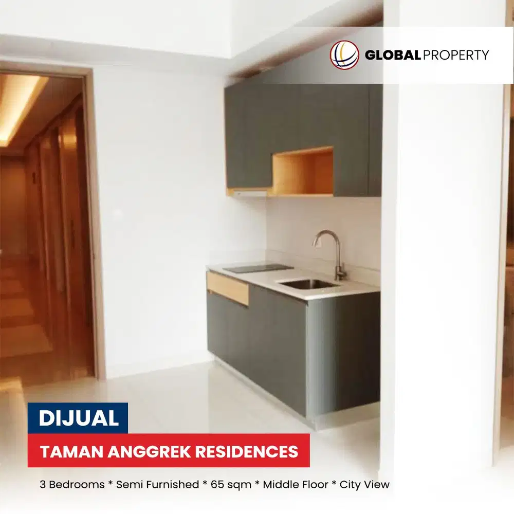 Semi Furnish 3 Bed Taman Anggrek Residences Apartment at Tanjung Duren