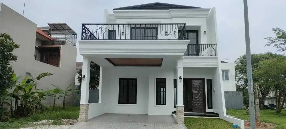 Rumah mewah bangunan mandiri di Icon Cosmo Bsd City
