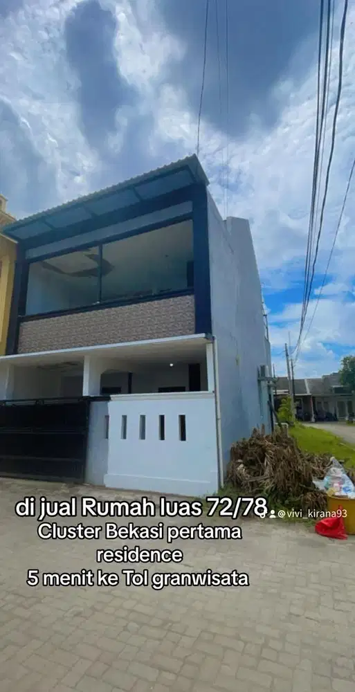 JUAL MURAH Rumah Cantik - Bekasi Pertama Residence
