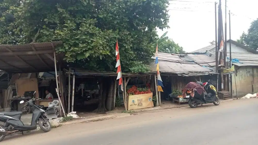 Dijual tanah jln raya setu bantar gebang bekasi