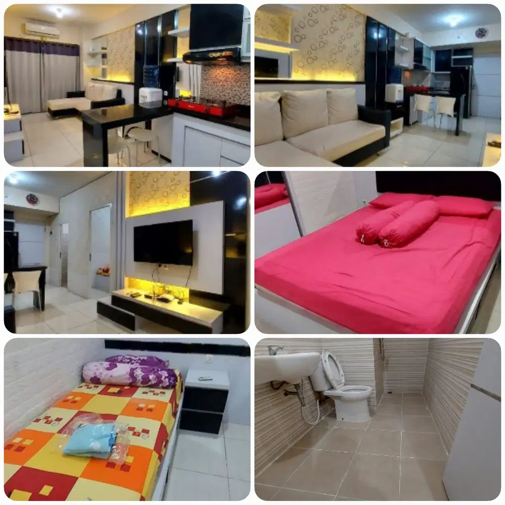 Sewa 2BR Furnish Apartemen Puncak Bukit Golf Surabaya.