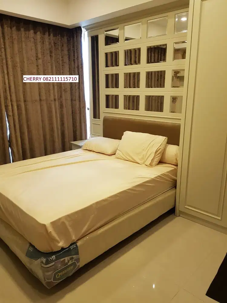 DISEWA New Royal Tower lantai 32 FULL FURNISHED TERMURAH (3kamar) St Moritz Puri