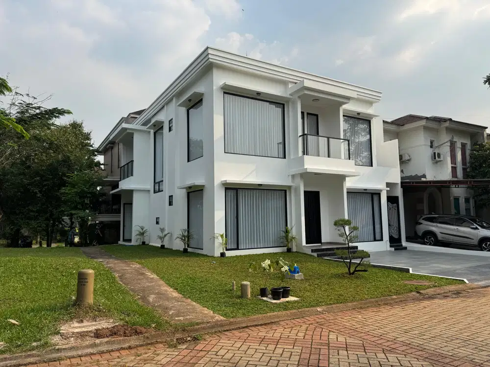 DIJUAL RUMAH HOEK BRAND NEW CLUSTER COLLINARE - FORESTA  BSD CITY