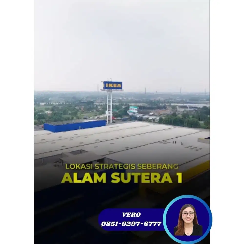 Alam Sutera 2 Rumah Paling Strategis Dekat 4 Toll, Mall, Sekolah 5 Mnt