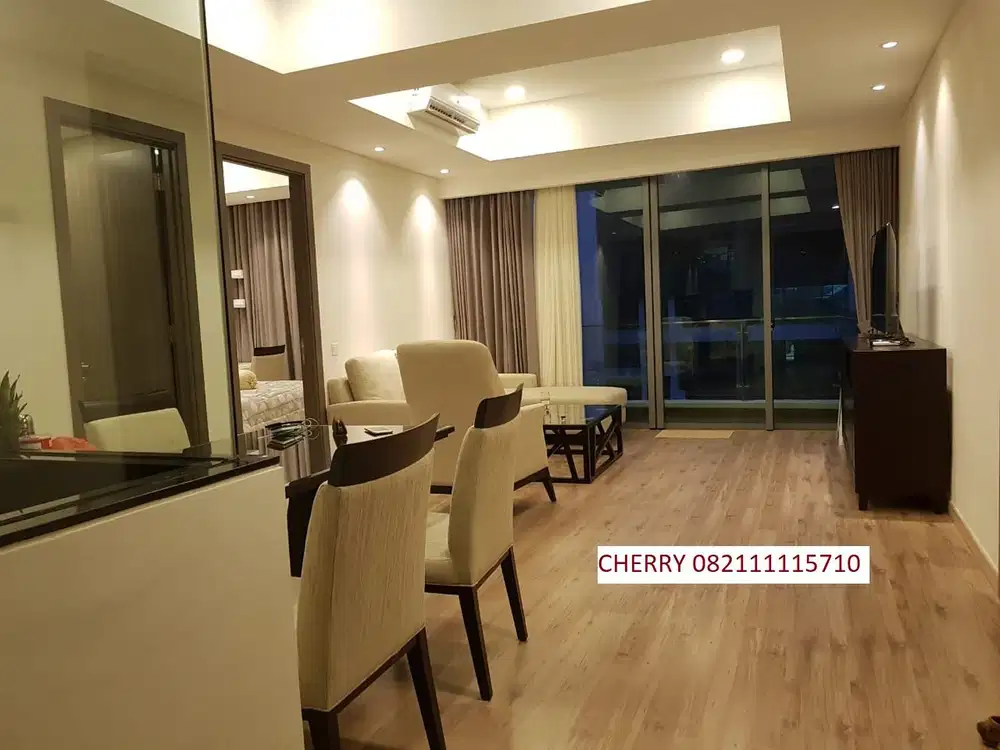 DISEWA New Presidential Tower lantai 52 FULL FURNISHED (2 kamar) St Moritz Puri