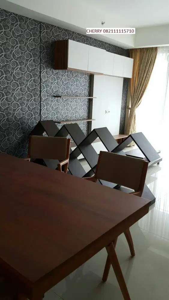 Royal Tower lantai 20 Full Furnished TERMURAH (112 sqm, 3 kamar) St Moritz Puri