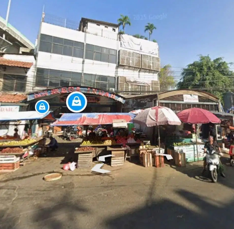 Lahan komersil area pasar kebayoran lama jaksel