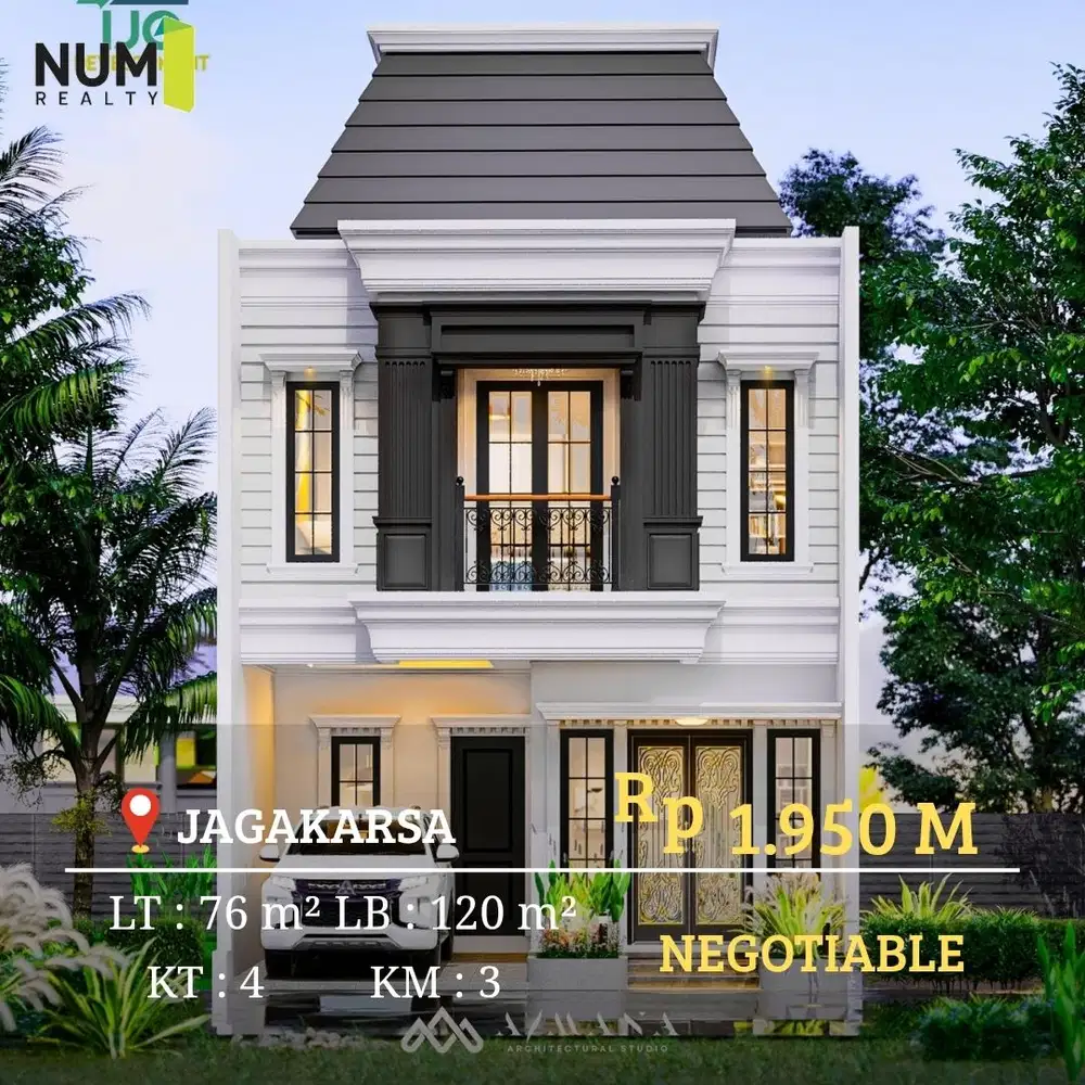 Dijual Rumah Classic Modern di Jagakarsa Jakarta Selatan