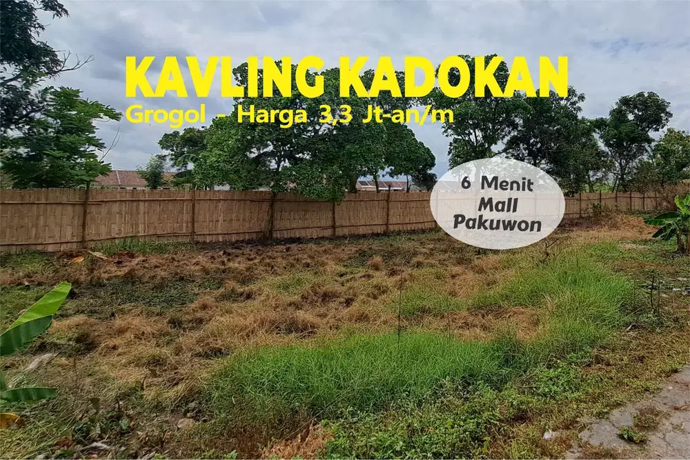 Grogol Kavling Murah SHM, 8 Menit The Park Solo Baru