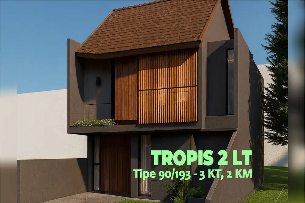 Rumah Tropis Modern, Utara Graha Setyowati Gentan