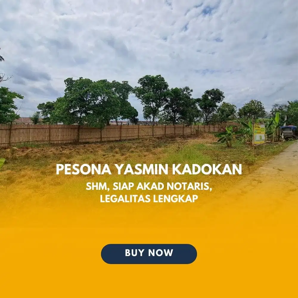 Grogol Kavling Hunian SHM Hanya 8 Menit Pakuwon Mall,