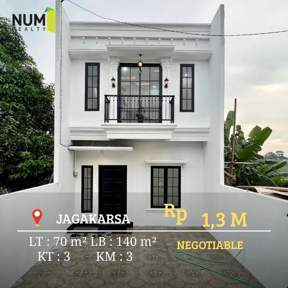 Dijual Murah Rumah Non Cluster di Jagakarsa, Jakarta Selatan! Harga Ha