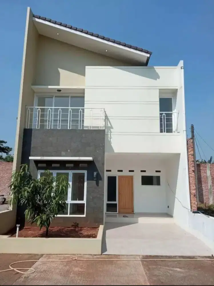 Z Rumah 2 Lt Scandinavian Estetik, Strategis Nempel Jl Raya Cibubur