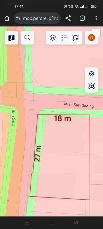 FOR SALE TANAH SEBIDANG DAN 2 UNIT TOKO GUDANG