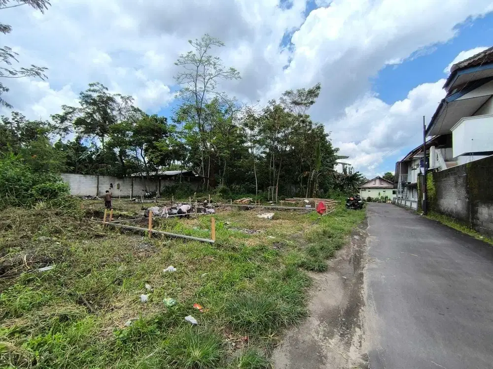 Tanah Kavling Jogja dekat kampus UII 50 meter dari jalan raya Jakal