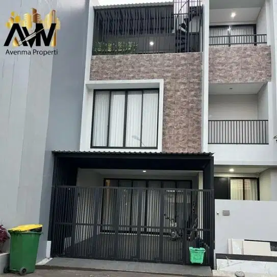 Dijual Rumah 3 Lantai Semi Furnished di Meruya Jakarta Barat
