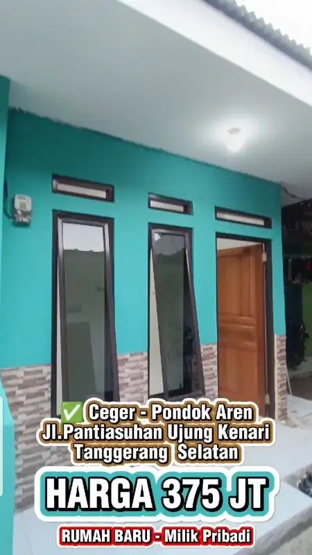 Dijual Rumah di Pondok Aren Jurangmangu/JlKenari  Ujung