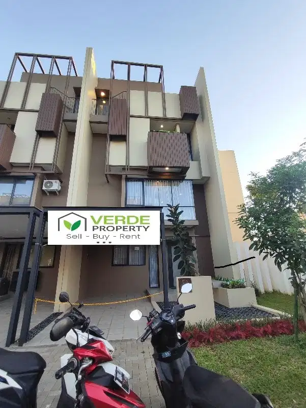 Rumah hoek full furnished di Tabebuya Cluster Impresahaus BSD City