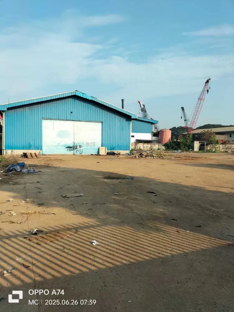 Disewakan Gudang beserta Tanahnya di Marunda Tarumajaya Bekasi