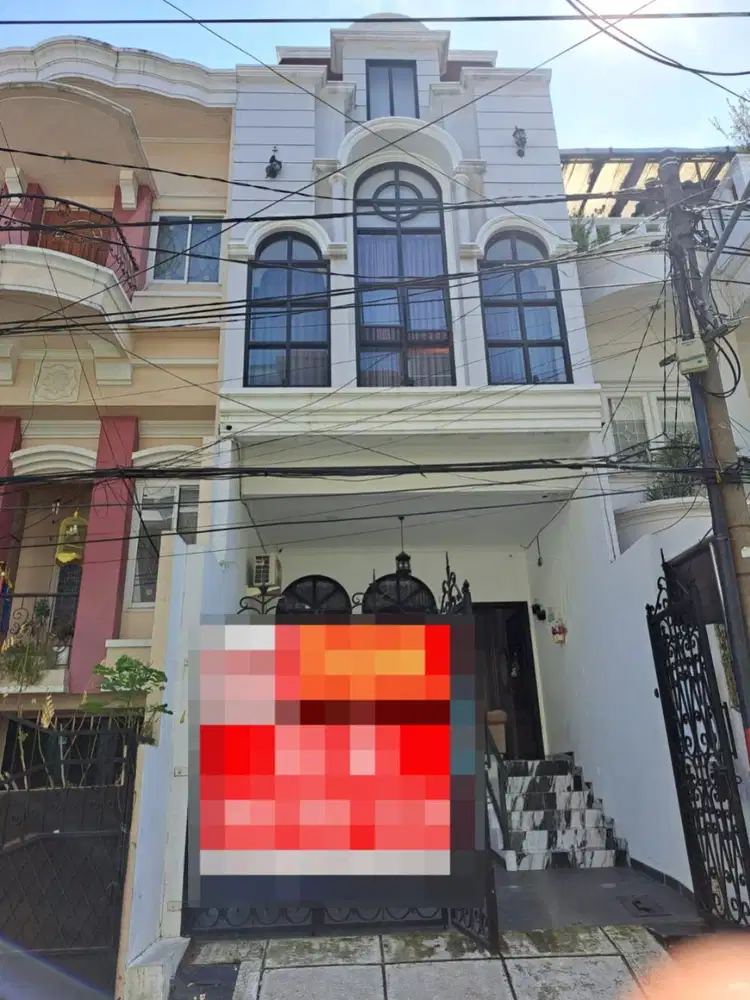 jual rumah bagus 3 lantai di sunter