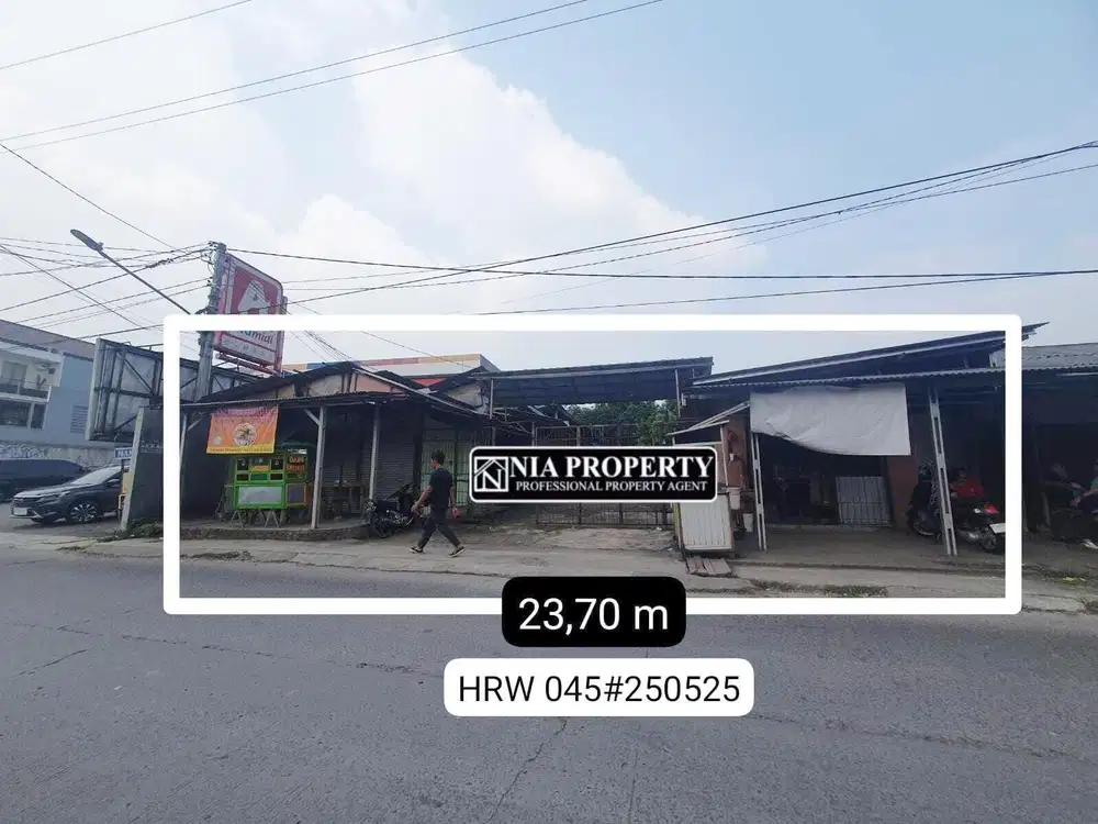 DIJUAL CEPAT : TANAH 1.133 M² & BANGUNAN DI KALIMANGGIS, CIBUBUR