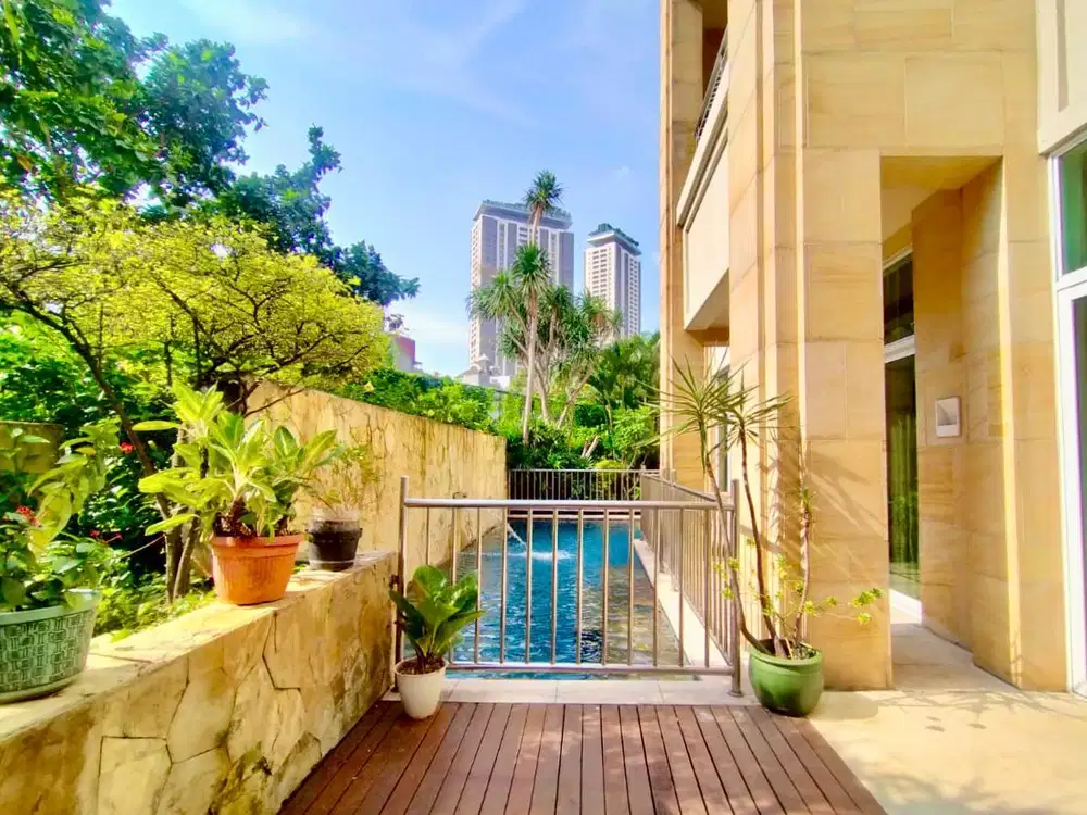 Dijual 543m2 Town House Pakubuwono Residence Kebayoran Baru Jkt Sel