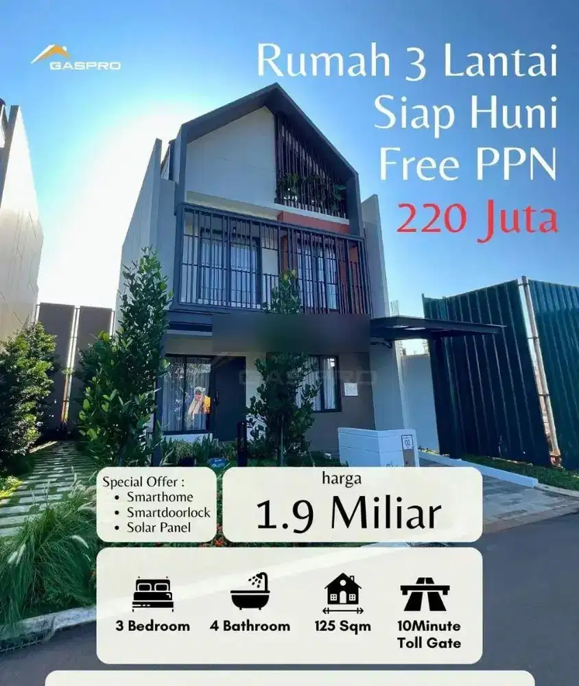 Cluster LEONORA summarecon 2lt diskon 5% free ppn 220jt bnyk hadiah