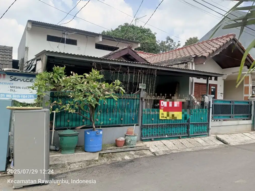 Rumah 1 Lantai di Perumahan Rawalumbu Bekasi