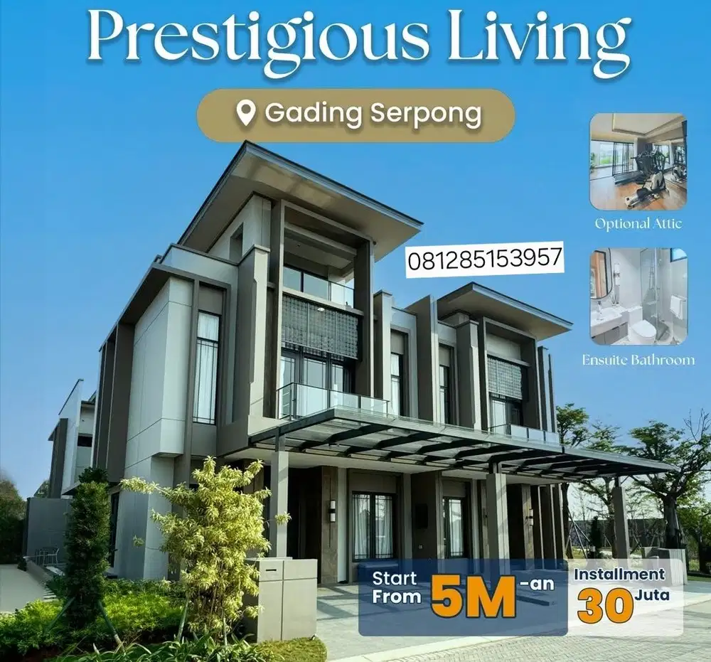 8x19 3lantai Superbesar full bangunan PREMIUM CLUSTER PASADENA VILLAGE