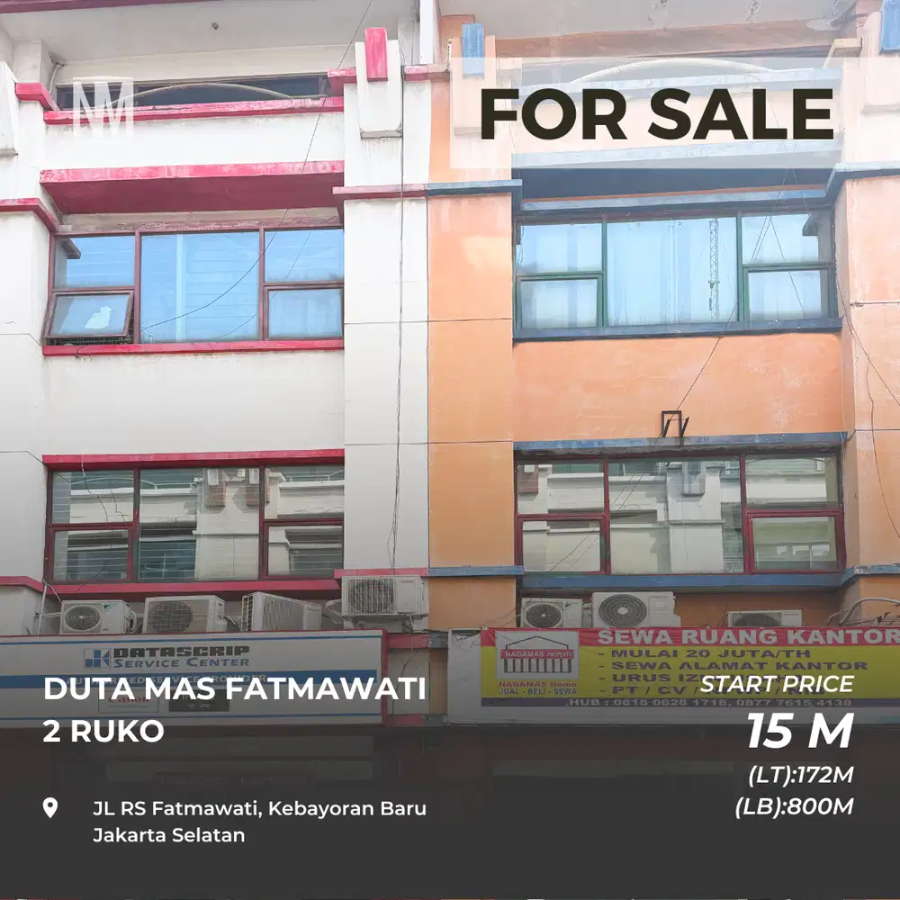 Co-Working Space 2 Ruko Gandeng 5 Lantai