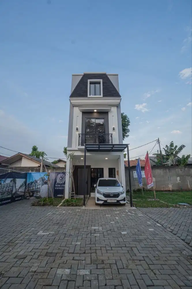 Rumah 2.5 lantai akses 10 menit ke Tol Jorr