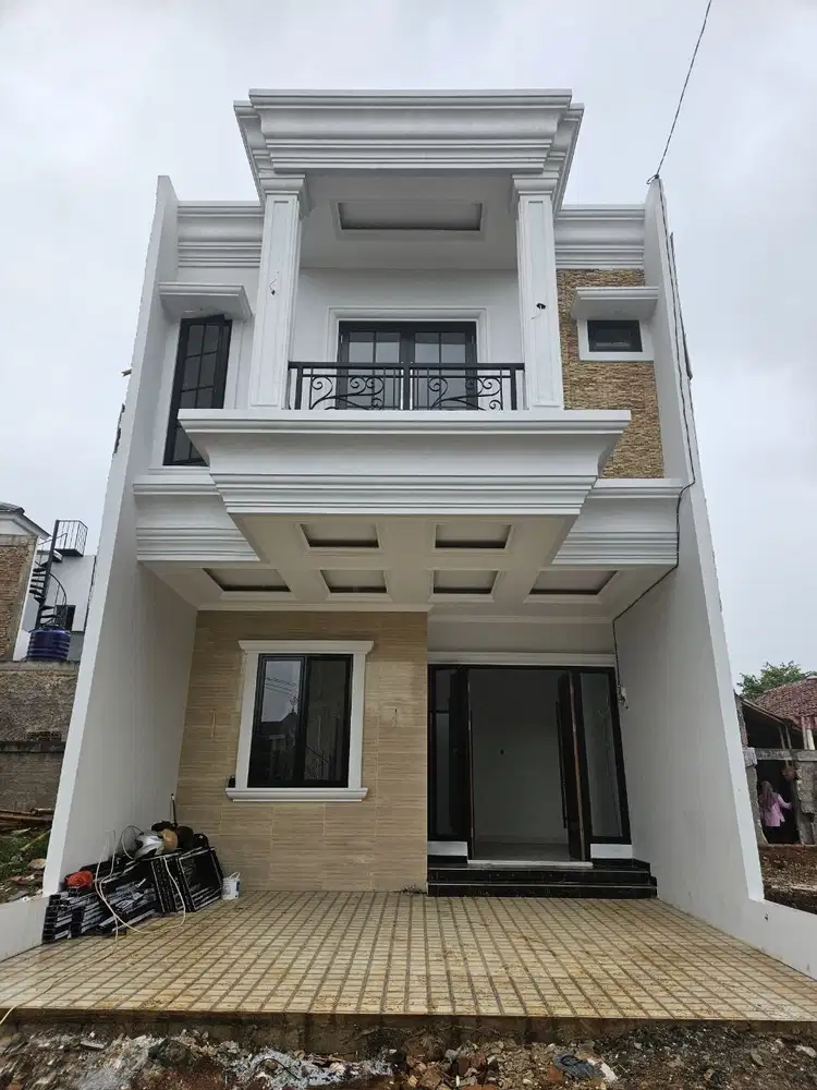 Rumah Modern Spek Bata Merah akses 10 menit ke LRT dan Tol Cibubur