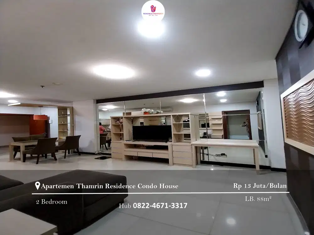 Disewakan Apartement Thamrin Residence Condo House 2BR Full Furnished