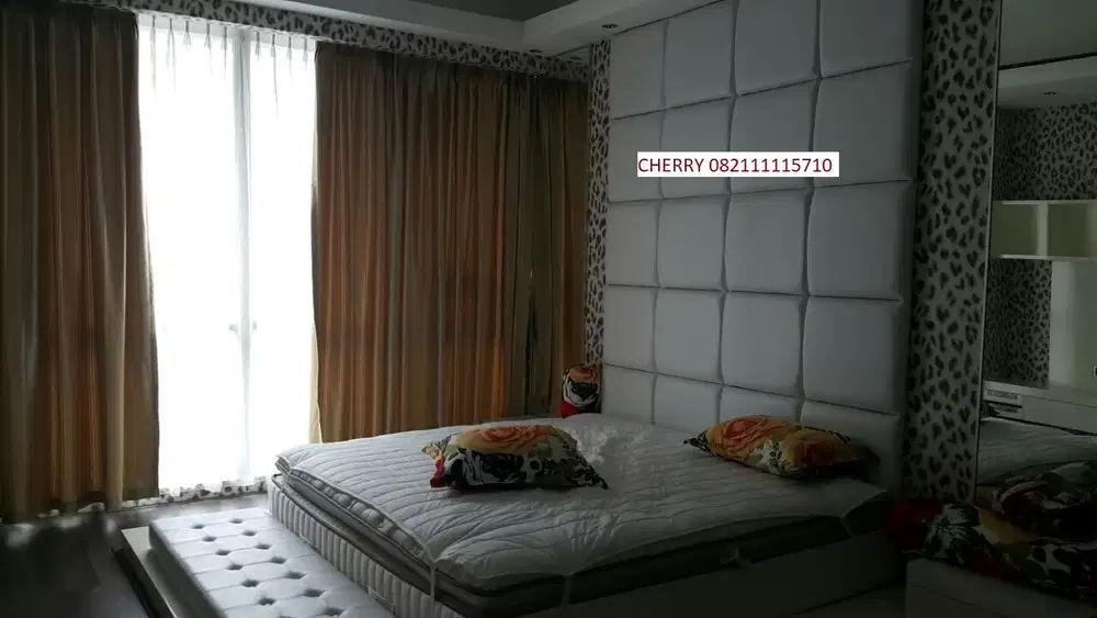 DISEWA New Royal Tower lantai 35 FULL FURNISHED TERMURAH (3kamar) St Moritz Puri