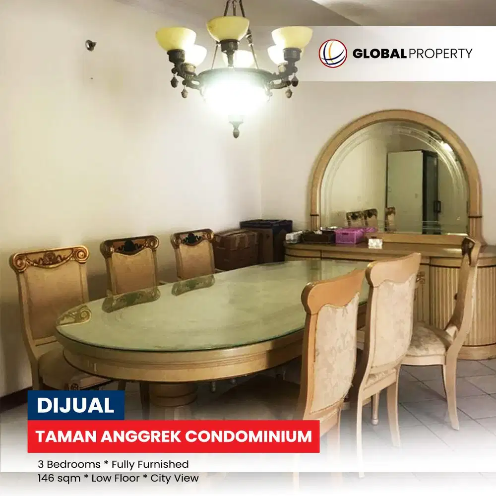 Special Price  Fully Furnish Taman Anggrek Condominium 3 Bedrooms