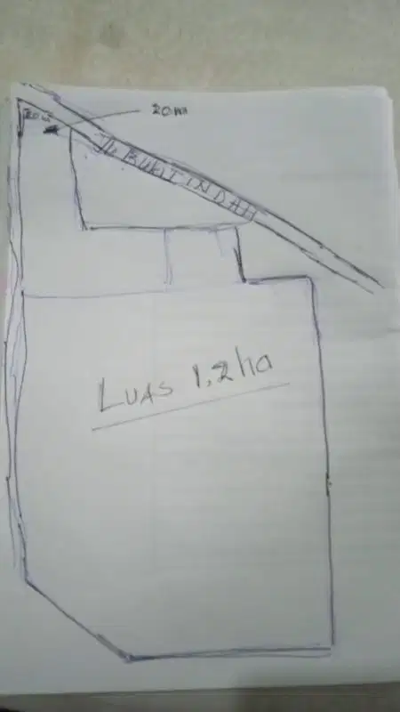 Tanah jual B.U sangat sangat murah di ciputat tgr