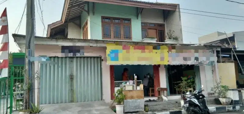Rumah Hook beserta ruang usaha di Medan Satria Harapan Indah Bekasi