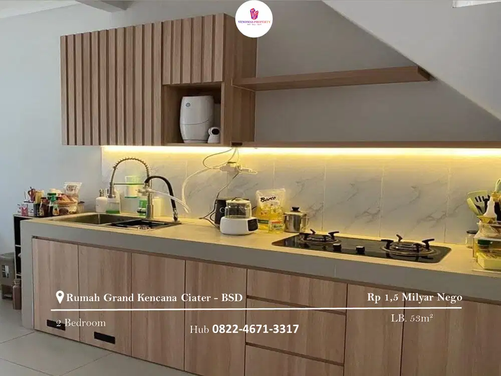 Dijual Rumah Grand Kencana One 2 Bedrooms Semi Furnished