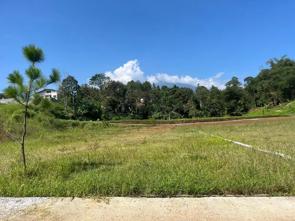 Tanah di megamendung puncak siap bangun dekat jaka raya