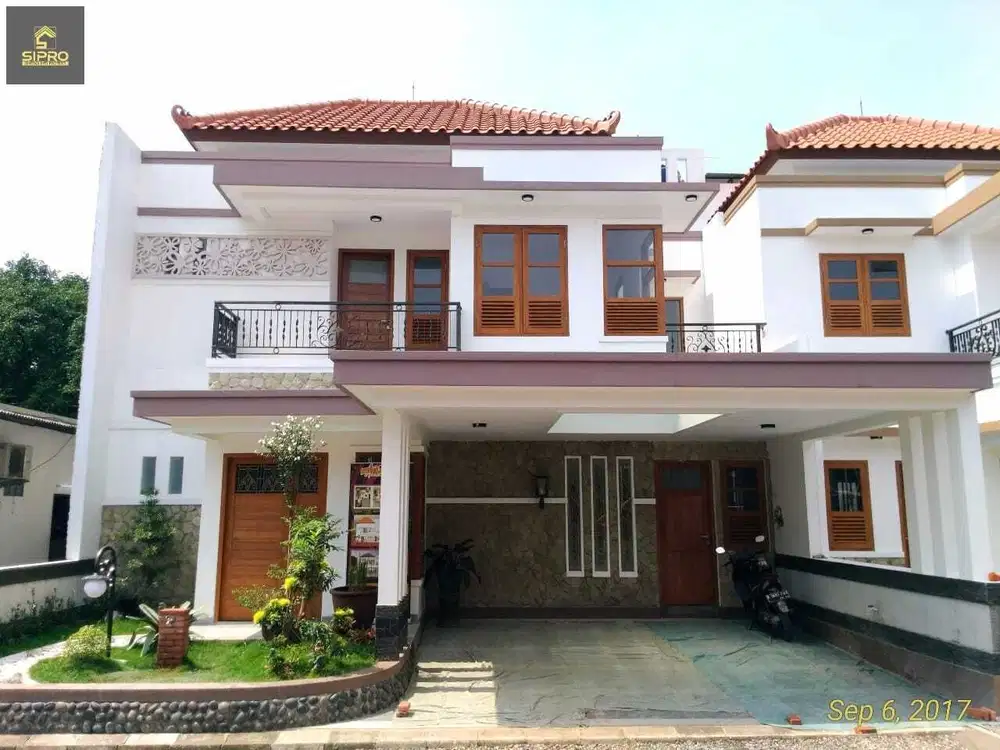 764 Rumah 2 Lt Mewah dan Modern Bangunan Berkualitas di Depok